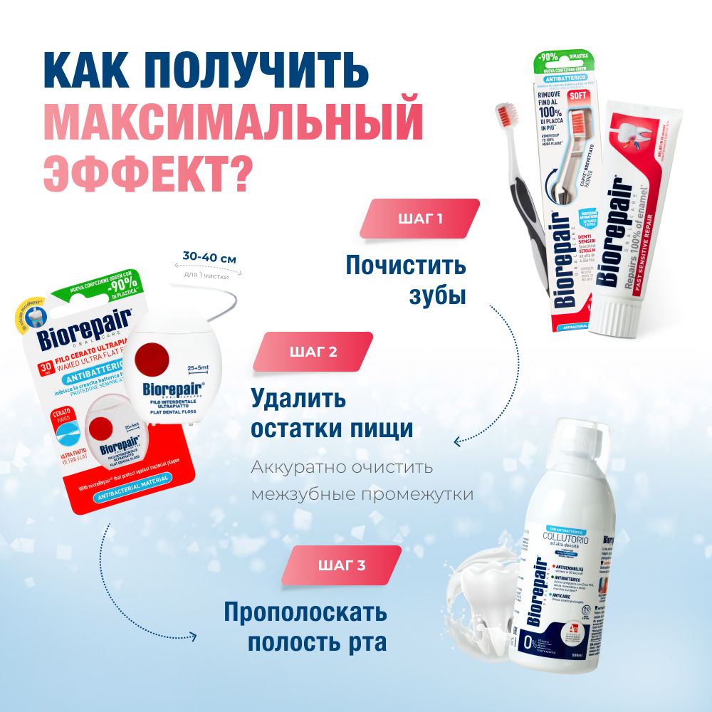 Биорепейр Вощёная ультра-плоская
