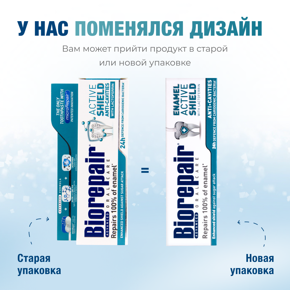 Биорепейр Активная защита эмали с лактоферрином