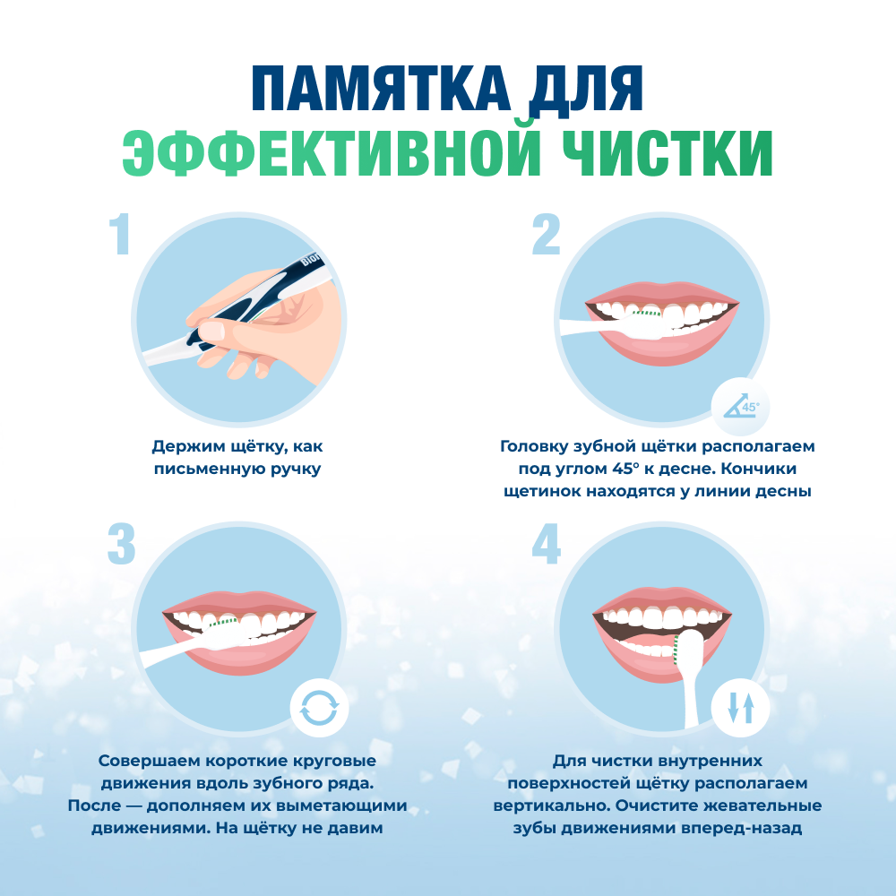 Биорепейр средней жёсткости изогнутая для комплексной защиты (синяя)