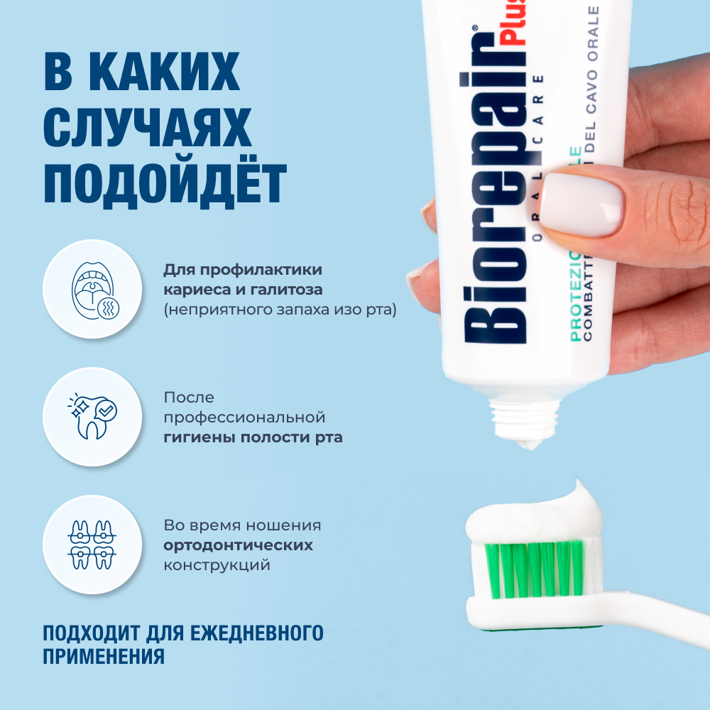 Показания к применению Biorepair Plus Total Protection