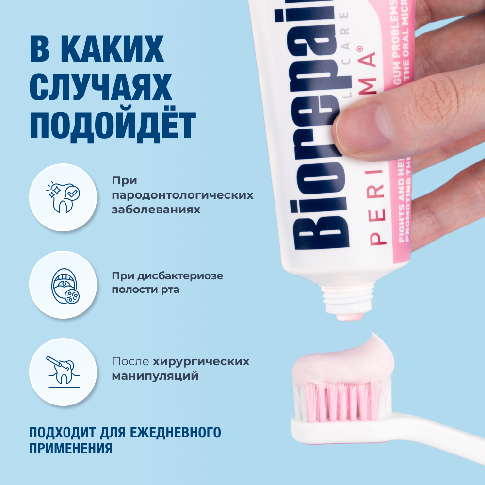 Биорепейр Перибиома для защиты дёсен