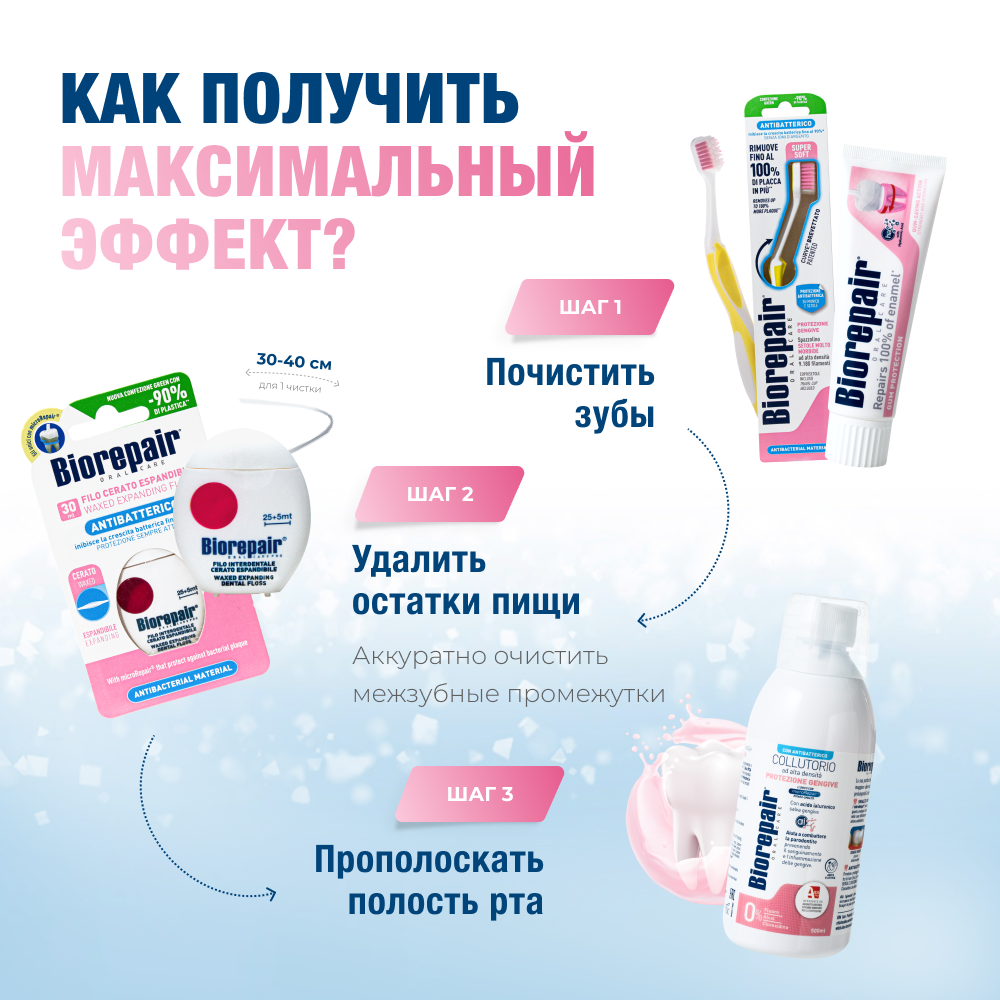 Biorepair<sup>®</sup> Gum Protection Ultra Soft Зубная щетка для десен Ультра-мягкая Жёлтая