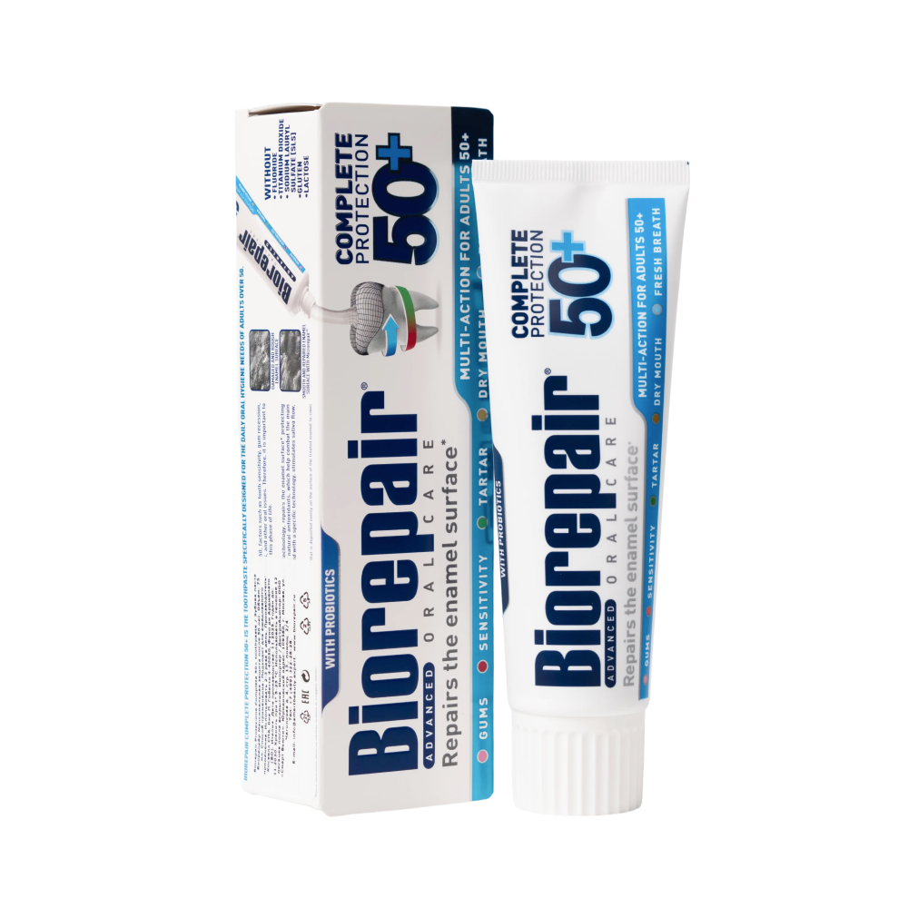 Зубная паста Биорепейр Максимальная защита после 50 лет, 75 мл