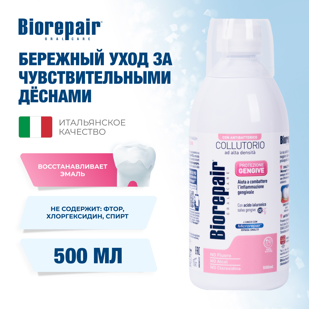 Биорепейр ополаскиватель для полости рта «Уход за деснами»