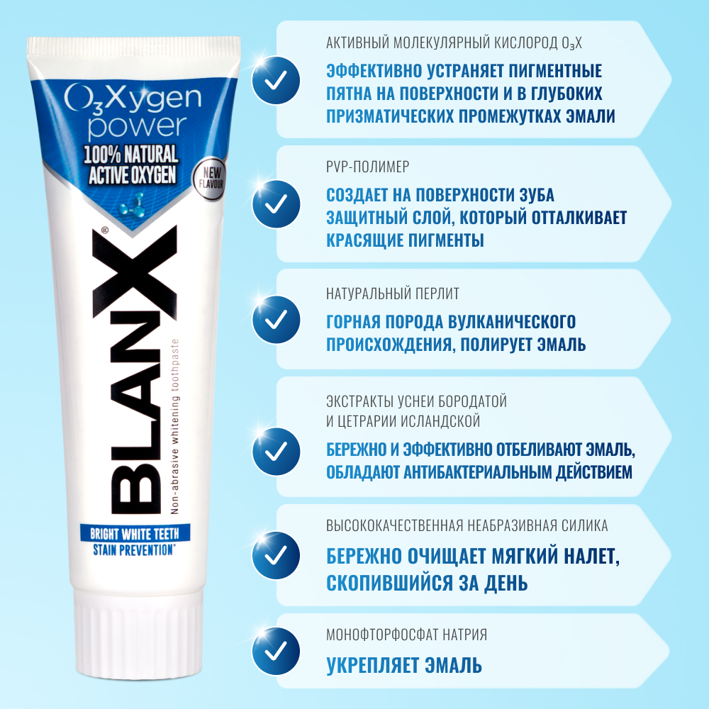 BlanX O3X – Professional Toothpaste 75мл