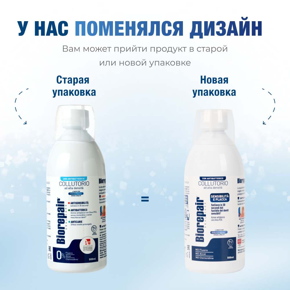 Биорепейр Антибактериальный ополаскиватель для полости рта