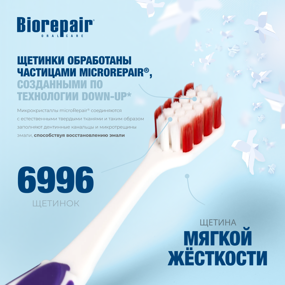 Зубная щетка мягкая Фиолетовая